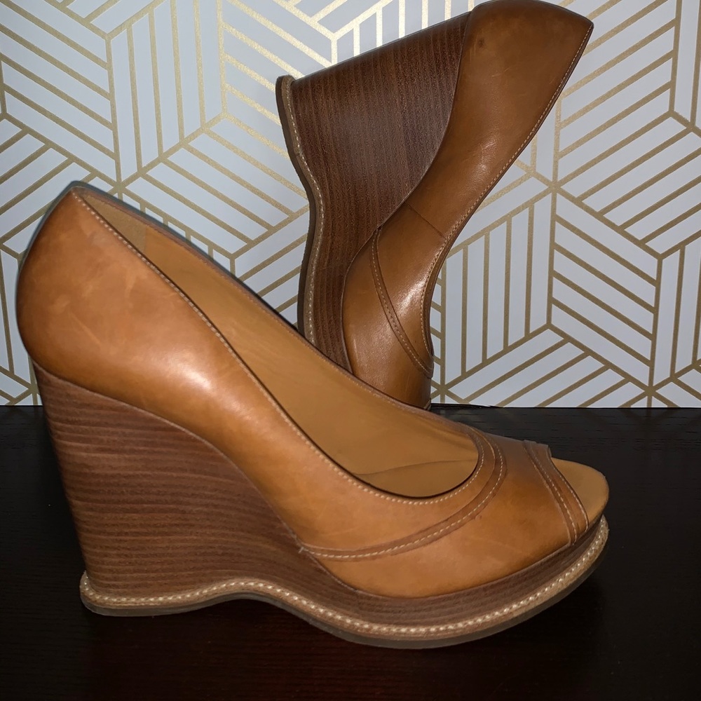 Tan Wedge